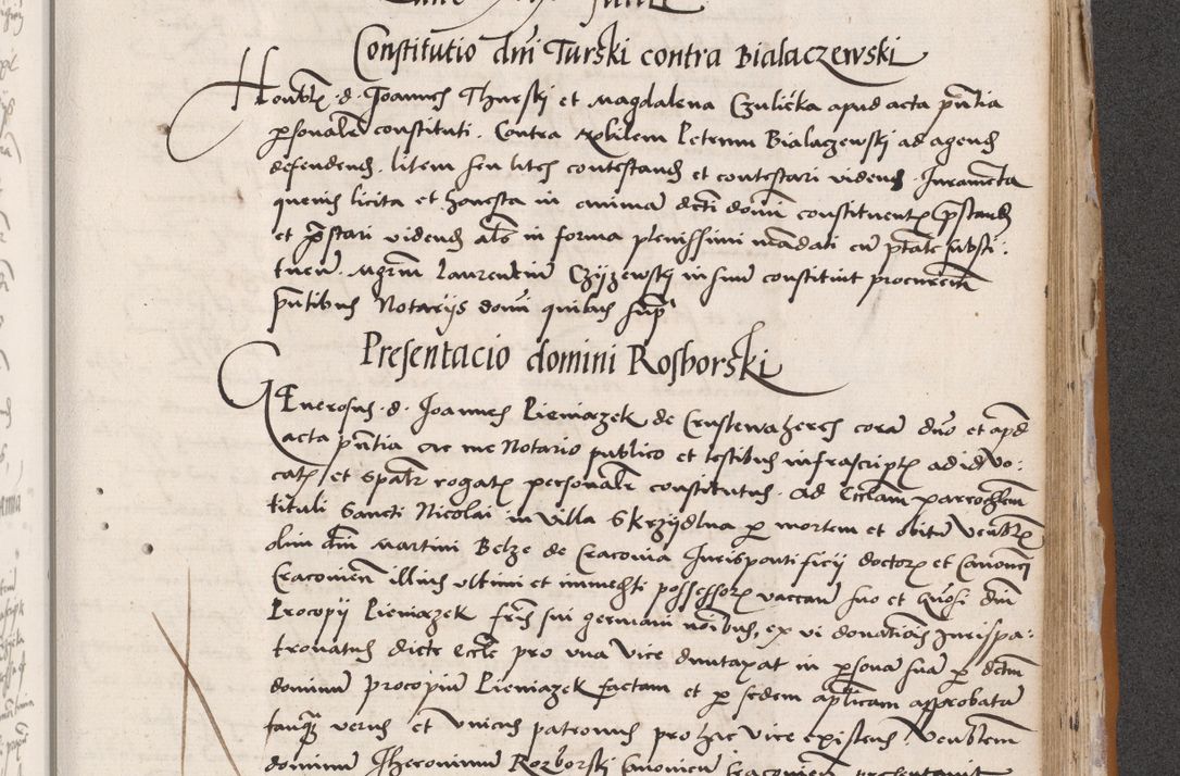 Zdjęcie nr 641 dla obiektu archiwalnego: Acta actorum coram reverendo patre domino Benedicto Isdbienski cancellario Gnesnesi, canonico et reverendissimi in Christo patris et domini domini Petri Dei gratia archiepiscopi Gnesnensis et episcopi Cracoviensis sedisque apostolice legati nati et primatis Regni Polonie, vicarioque in spiritualibus generali Cracoviensi ad annum Domini millesimum quingentisimum quadragesimum primum, cuius indictio est quatuordecima, pontificatus sanctissimi in Christo patris et domini nostri domini Pauli divina providencia pape tercii, anno ipsius septimo, feliciter continuantur. Dii cepta secundent