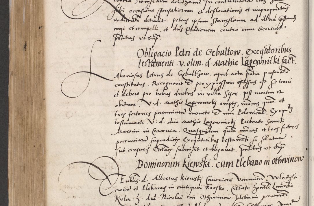 Zdjęcie nr 634 dla obiektu archiwalnego: Acta actorum coram reverendo patre domino Benedicto Isdbienski cancellario Gnesnesi, canonico et reverendissimi in Christo patris et domini domini Petri Dei gratia archiepiscopi Gnesnensis et episcopi Cracoviensis sedisque apostolice legati nati et primatis Regni Polonie, vicarioque in spiritualibus generali Cracoviensi ad annum Domini millesimum quingentisimum quadragesimum primum, cuius indictio est quatuordecima, pontificatus sanctissimi in Christo patris et domini nostri domini Pauli divina providencia pape tercii, anno ipsius septimo, feliciter continuantur. Dii cepta secundent