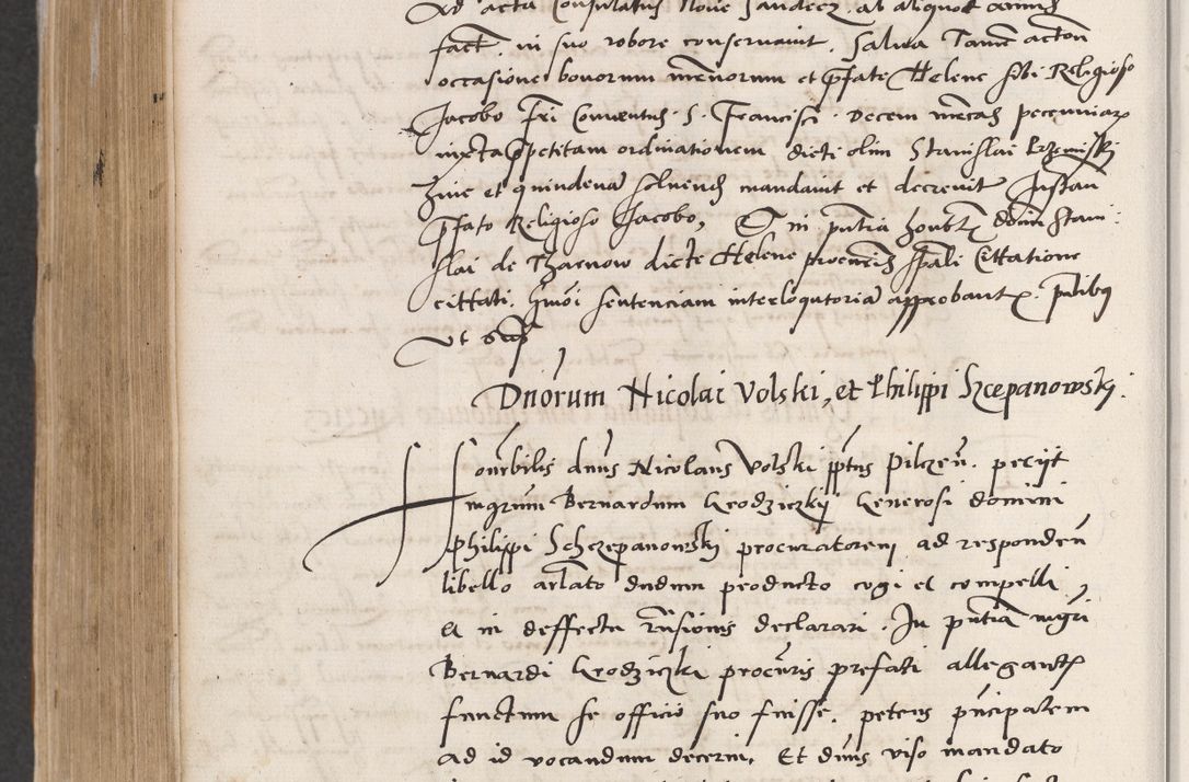 Zdjęcie nr 626 dla obiektu archiwalnego: Acta actorum coram reverendo patre domino Benedicto Isdbienski cancellario Gnesnesi, canonico et reverendissimi in Christo patris et domini domini Petri Dei gratia archiepiscopi Gnesnensis et episcopi Cracoviensis sedisque apostolice legati nati et primatis Regni Polonie, vicarioque in spiritualibus generali Cracoviensi ad annum Domini millesimum quingentisimum quadragesimum primum, cuius indictio est quatuordecima, pontificatus sanctissimi in Christo patris et domini nostri domini Pauli divina providencia pape tercii, anno ipsius septimo, feliciter continuantur. Dii cepta secundent