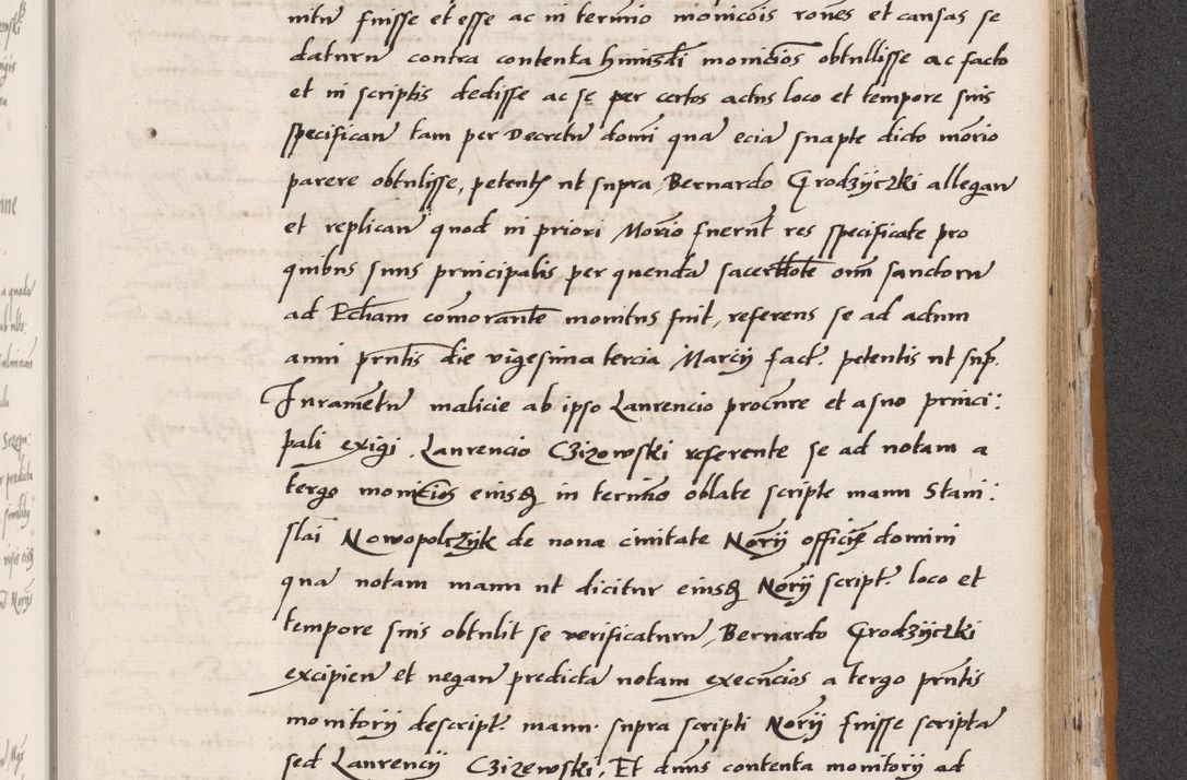 Zdjęcie nr 623 dla obiektu archiwalnego: Acta actorum coram reverendo patre domino Benedicto Isdbienski cancellario Gnesnesi, canonico et reverendissimi in Christo patris et domini domini Petri Dei gratia archiepiscopi Gnesnensis et episcopi Cracoviensis sedisque apostolice legati nati et primatis Regni Polonie, vicarioque in spiritualibus generali Cracoviensi ad annum Domini millesimum quingentisimum quadragesimum primum, cuius indictio est quatuordecima, pontificatus sanctissimi in Christo patris et domini nostri domini Pauli divina providencia pape tercii, anno ipsius septimo, feliciter continuantur. Dii cepta secundent