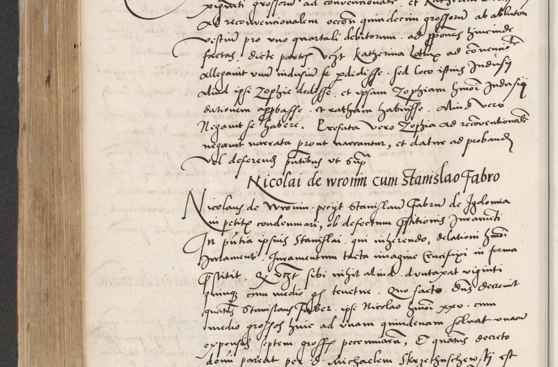 Zdjęcie nr 620 dla obiektu archiwalnego: Acta actorum coram reverendo patre domino Benedicto Isdbienski cancellario Gnesnesi, canonico et reverendissimi in Christo patris et domini domini Petri Dei gratia archiepiscopi Gnesnensis et episcopi Cracoviensis sedisque apostolice legati nati et primatis Regni Polonie, vicarioque in spiritualibus generali Cracoviensi ad annum Domini millesimum quingentisimum quadragesimum primum, cuius indictio est quatuordecima, pontificatus sanctissimi in Christo patris et domini nostri domini Pauli divina providencia pape tercii, anno ipsius septimo, feliciter continuantur. Dii cepta secundent