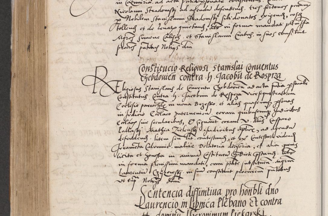 Zdjęcie nr 614 dla obiektu archiwalnego: Acta actorum coram reverendo patre domino Benedicto Isdbienski cancellario Gnesnesi, canonico et reverendissimi in Christo patris et domini domini Petri Dei gratia archiepiscopi Gnesnensis et episcopi Cracoviensis sedisque apostolice legati nati et primatis Regni Polonie, vicarioque in spiritualibus generali Cracoviensi ad annum Domini millesimum quingentisimum quadragesimum primum, cuius indictio est quatuordecima, pontificatus sanctissimi in Christo patris et domini nostri domini Pauli divina providencia pape tercii, anno ipsius septimo, feliciter continuantur. Dii cepta secundent