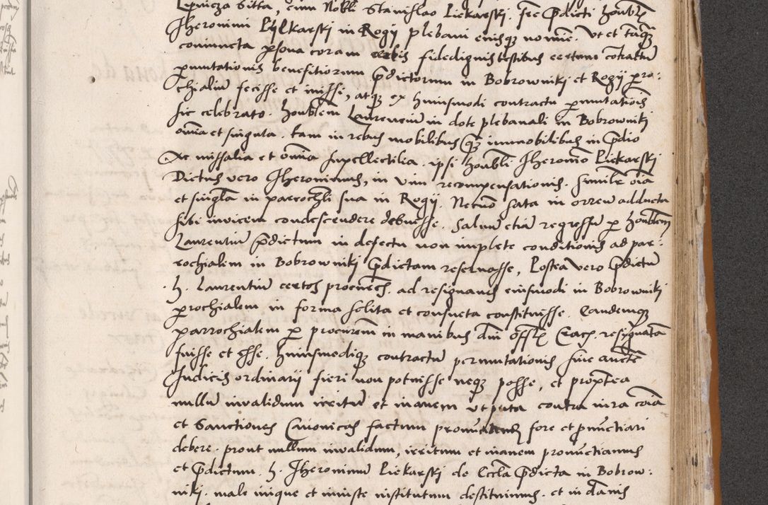 Zdjęcie nr 615 dla obiektu archiwalnego: Acta actorum coram reverendo patre domino Benedicto Isdbienski cancellario Gnesnesi, canonico et reverendissimi in Christo patris et domini domini Petri Dei gratia archiepiscopi Gnesnensis et episcopi Cracoviensis sedisque apostolice legati nati et primatis Regni Polonie, vicarioque in spiritualibus generali Cracoviensi ad annum Domini millesimum quingentisimum quadragesimum primum, cuius indictio est quatuordecima, pontificatus sanctissimi in Christo patris et domini nostri domini Pauli divina providencia pape tercii, anno ipsius septimo, feliciter continuantur. Dii cepta secundent