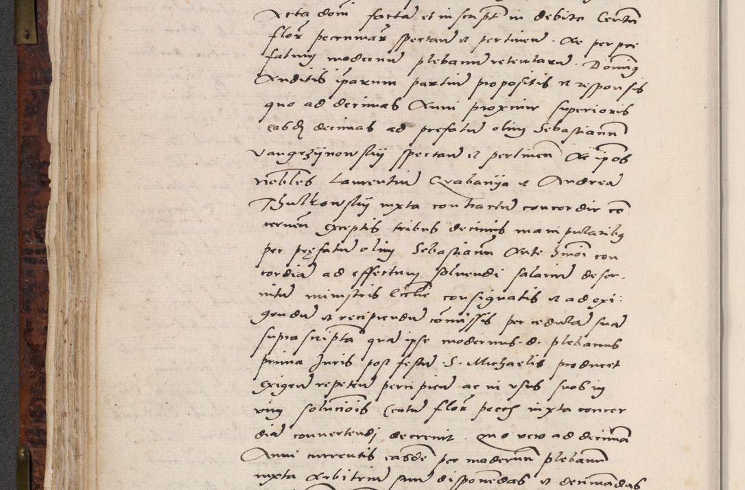 Zdjęcie nr 212 dla obiektu archiwalnego: Acta actorum causar[um sen]tenciarum tam diffinitivarum quam interlocutoriarum et obligacionum coram reverendo domino Benedicto Isdbienski cancellario Gnesnensi, cantore et vicario in spiritualibus generali Craccoviensi ad annum Domini millesimum quingentesimum quadragesimum quartum, cuius indicio est secunda, pontificatus sanctiss[imi] in Christo patris et [domi]ni nostri domini Pauli divina providencia pape tercii feliciter moderni, anno coronancionis eiusdem decimo, continuantur