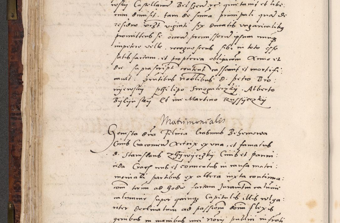 Zdjęcie nr 206 dla obiektu archiwalnego: Acta actorum causar[um sen]tenciarum tam diffinitivarum quam interlocutoriarum et obligacionum coram reverendo domino Benedicto Isdbienski cancellario Gnesnensi, cantore et vicario in spiritualibus generali Craccoviensi ad annum Domini millesimum quingentesimum quadragesimum quartum, cuius indicio est secunda, pontificatus sanctiss[imi] in Christo patris et [domi]ni nostri domini Pauli divina providencia pape tercii feliciter moderni, anno coronancionis eiusdem decimo, continuantur