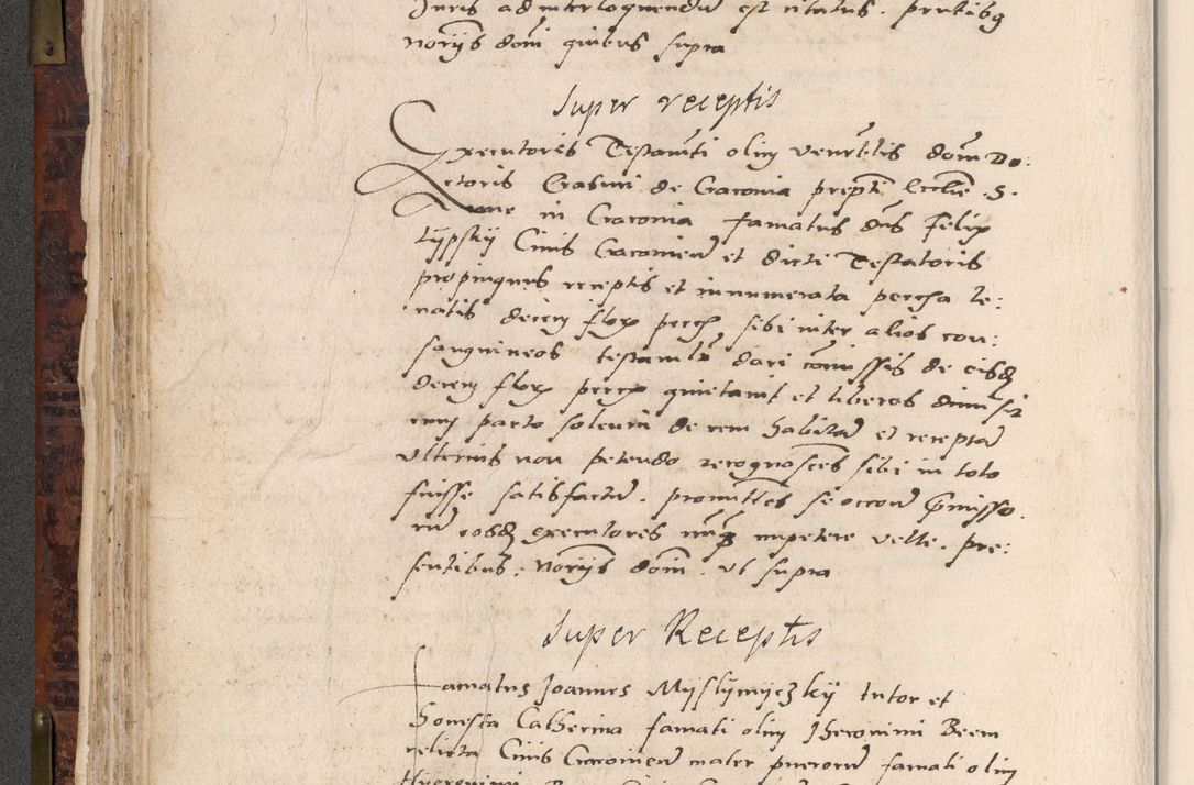 Zdjęcie nr 198 dla obiektu archiwalnego: Acta actorum causar[um sen]tenciarum tam diffinitivarum quam interlocutoriarum et obligacionum coram reverendo domino Benedicto Isdbienski cancellario Gnesnensi, cantore et vicario in spiritualibus generali Craccoviensi ad annum Domini millesimum quingentesimum quadragesimum quartum, cuius indicio est secunda, pontificatus sanctiss[imi] in Christo patris et [domi]ni nostri domini Pauli divina providencia pape tercii feliciter moderni, anno coronancionis eiusdem decimo, continuantur