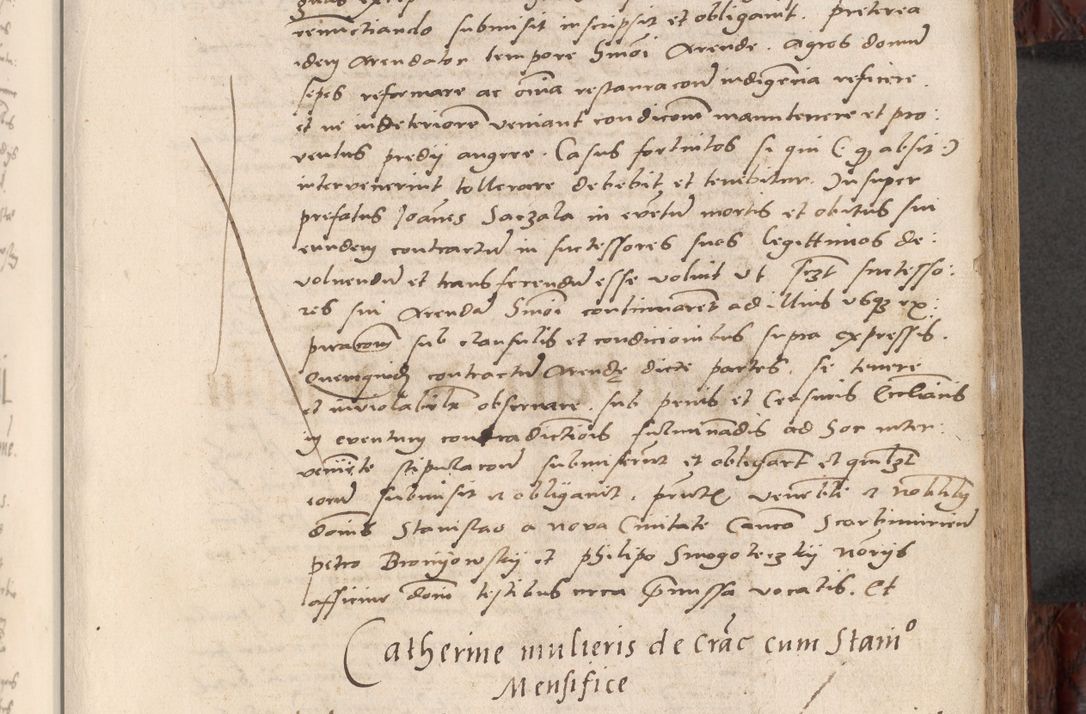 Zdjęcie nr 183 dla obiektu archiwalnego: Acta actorum causar[um sen]tenciarum tam diffinitivarum quam interlocutoriarum et obligacionum coram reverendo domino Benedicto Isdbienski cancellario Gnesnensi, cantore et vicario in spiritualibus generali Craccoviensi ad annum Domini millesimum quingentesimum quadragesimum quartum, cuius indicio est secunda, pontificatus sanctiss[imi] in Christo patris et [domi]ni nostri domini Pauli divina providencia pape tercii feliciter moderni, anno coronancionis eiusdem decimo, continuantur