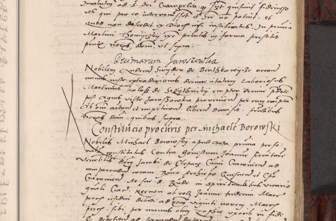 Zdjęcie nr 179 dla obiektu archiwalnego: Acta actorum causar[um sen]tenciarum tam diffinitivarum quam interlocutoriarum et obligacionum coram reverendo domino Benedicto Isdbienski cancellario Gnesnensi, cantore et vicario in spiritualibus generali Craccoviensi ad annum Domini millesimum quingentesimum quadragesimum quartum, cuius indicio est secunda, pontificatus sanctiss[imi] in Christo patris et [domi]ni nostri domini Pauli divina providencia pape tercii feliciter moderni, anno coronancionis eiusdem decimo, continuantur