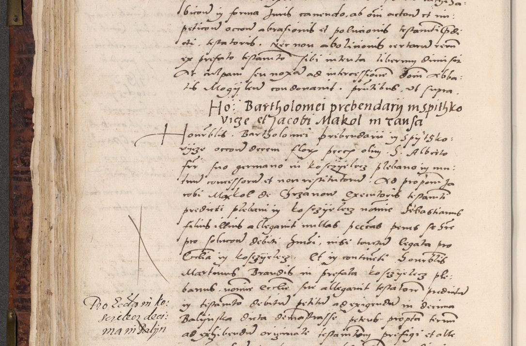 Zdjęcie nr 178 dla obiektu archiwalnego: Acta actorum causar[um sen]tenciarum tam diffinitivarum quam interlocutoriarum et obligacionum coram reverendo domino Benedicto Isdbienski cancellario Gnesnensi, cantore et vicario in spiritualibus generali Craccoviensi ad annum Domini millesimum quingentesimum quadragesimum quartum, cuius indicio est secunda, pontificatus sanctiss[imi] in Christo patris et [domi]ni nostri domini Pauli divina providencia pape tercii feliciter moderni, anno coronancionis eiusdem decimo, continuantur