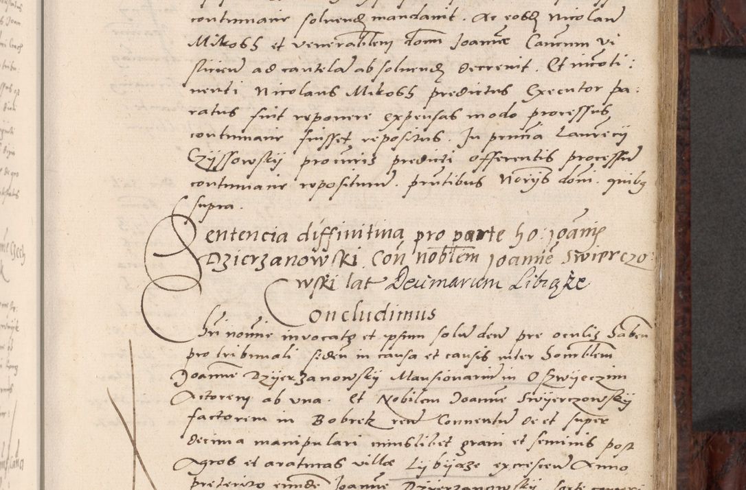 Zdjęcie nr 173 dla obiektu archiwalnego: Acta actorum causar[um sen]tenciarum tam diffinitivarum quam interlocutoriarum et obligacionum coram reverendo domino Benedicto Isdbienski cancellario Gnesnensi, cantore et vicario in spiritualibus generali Craccoviensi ad annum Domini millesimum quingentesimum quadragesimum quartum, cuius indicio est secunda, pontificatus sanctiss[imi] in Christo patris et [domi]ni nostri domini Pauli divina providencia pape tercii feliciter moderni, anno coronancionis eiusdem decimo, continuantur