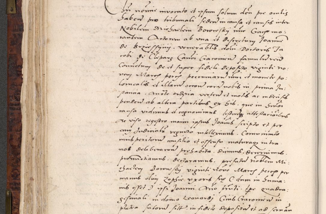 Zdjęcie nr 170 dla obiektu archiwalnego: Acta actorum causar[um sen]tenciarum tam diffinitivarum quam interlocutoriarum et obligacionum coram reverendo domino Benedicto Isdbienski cancellario Gnesnensi, cantore et vicario in spiritualibus generali Craccoviensi ad annum Domini millesimum quingentesimum quadragesimum quartum, cuius indicio est secunda, pontificatus sanctiss[imi] in Christo patris et [domi]ni nostri domini Pauli divina providencia pape tercii feliciter moderni, anno coronancionis eiusdem decimo, continuantur