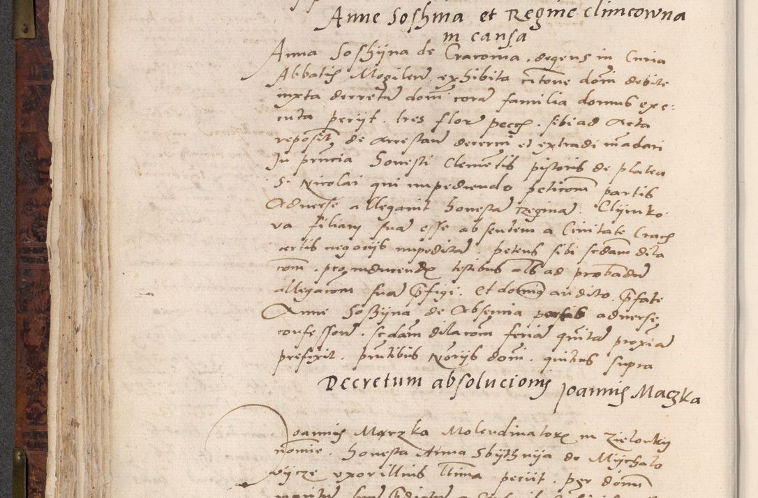 Zdjęcie nr 166 dla obiektu archiwalnego: Acta actorum causar[um sen]tenciarum tam diffinitivarum quam interlocutoriarum et obligacionum coram reverendo domino Benedicto Isdbienski cancellario Gnesnensi, cantore et vicario in spiritualibus generali Craccoviensi ad annum Domini millesimum quingentesimum quadragesimum quartum, cuius indicio est secunda, pontificatus sanctiss[imi] in Christo patris et [domi]ni nostri domini Pauli divina providencia pape tercii feliciter moderni, anno coronancionis eiusdem decimo, continuantur