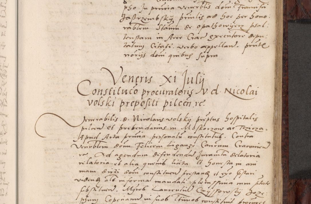 Zdjęcie nr 163 dla obiektu archiwalnego: Acta actorum causar[um sen]tenciarum tam diffinitivarum quam interlocutoriarum et obligacionum coram reverendo domino Benedicto Isdbienski cancellario Gnesnensi, cantore et vicario in spiritualibus generali Craccoviensi ad annum Domini millesimum quingentesimum quadragesimum quartum, cuius indicio est secunda, pontificatus sanctiss[imi] in Christo patris et [domi]ni nostri domini Pauli divina providencia pape tercii feliciter moderni, anno coronancionis eiusdem decimo, continuantur