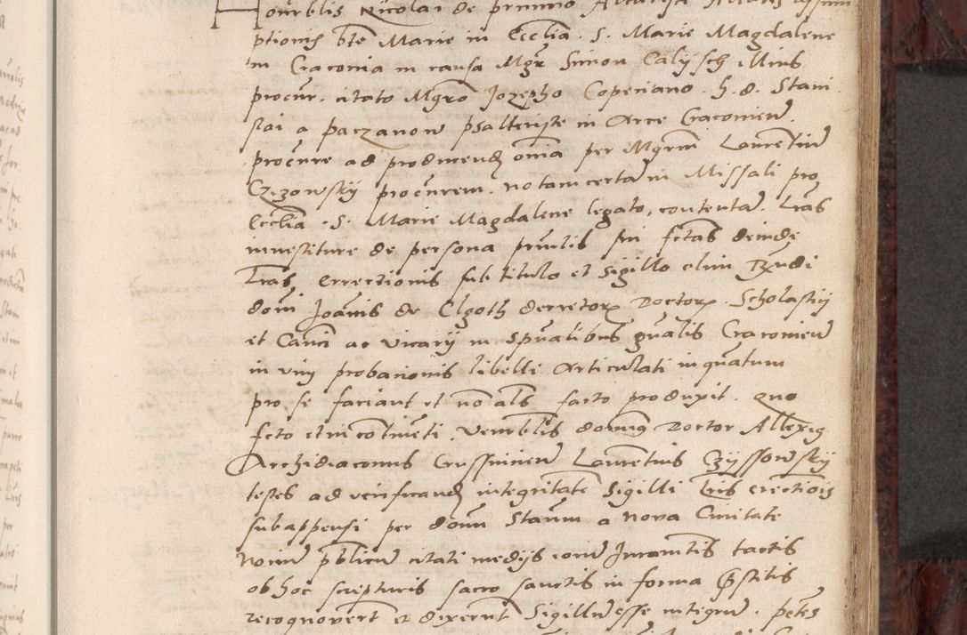 Zdjęcie nr 165 dla obiektu archiwalnego: Acta actorum causar[um sen]tenciarum tam diffinitivarum quam interlocutoriarum et obligacionum coram reverendo domino Benedicto Isdbienski cancellario Gnesnensi, cantore et vicario in spiritualibus generali Craccoviensi ad annum Domini millesimum quingentesimum quadragesimum quartum, cuius indicio est secunda, pontificatus sanctiss[imi] in Christo patris et [domi]ni nostri domini Pauli divina providencia pape tercii feliciter moderni, anno coronancionis eiusdem decimo, continuantur