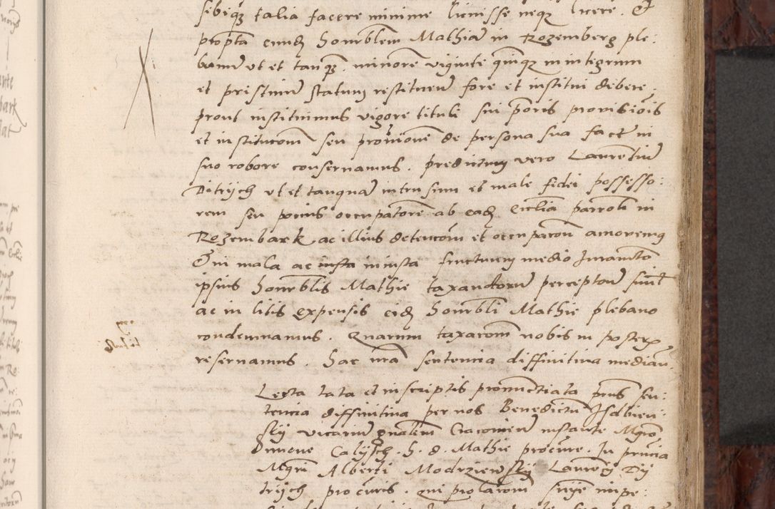 Zdjęcie nr 155 dla obiektu archiwalnego: Acta actorum causar[um sen]tenciarum tam diffinitivarum quam interlocutoriarum et obligacionum coram reverendo domino Benedicto Isdbienski cancellario Gnesnensi, cantore et vicario in spiritualibus generali Craccoviensi ad annum Domini millesimum quingentesimum quadragesimum quartum, cuius indicio est secunda, pontificatus sanctiss[imi] in Christo patris et [domi]ni nostri domini Pauli divina providencia pape tercii feliciter moderni, anno coronancionis eiusdem decimo, continuantur