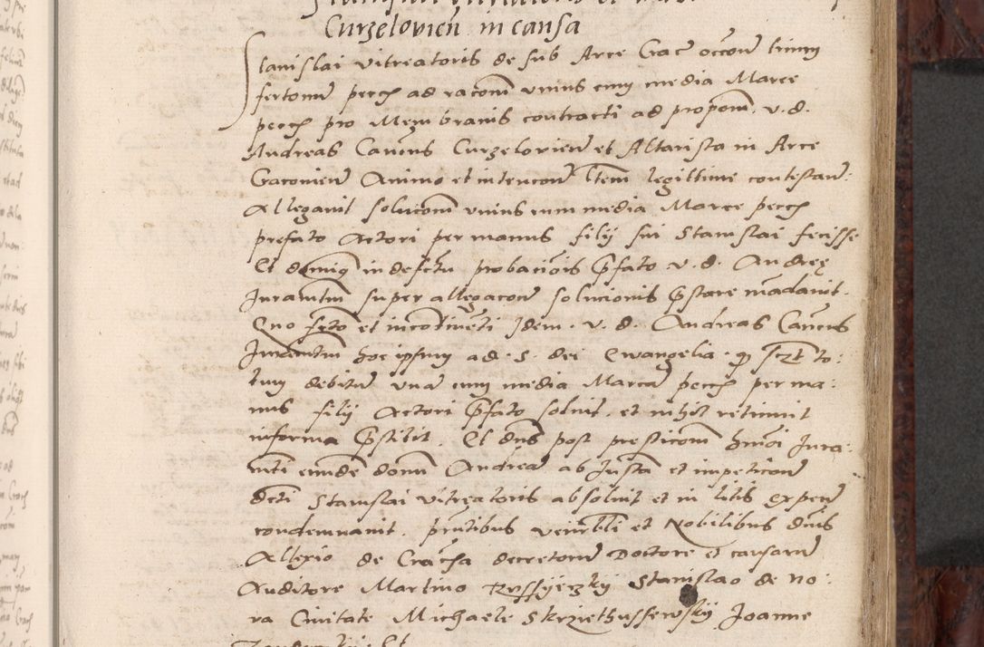 Zdjęcie nr 157 dla obiektu archiwalnego: Acta actorum causar[um sen]tenciarum tam diffinitivarum quam interlocutoriarum et obligacionum coram reverendo domino Benedicto Isdbienski cancellario Gnesnensi, cantore et vicario in spiritualibus generali Craccoviensi ad annum Domini millesimum quingentesimum quadragesimum quartum, cuius indicio est secunda, pontificatus sanctiss[imi] in Christo patris et [domi]ni nostri domini Pauli divina providencia pape tercii feliciter moderni, anno coronancionis eiusdem decimo, continuantur