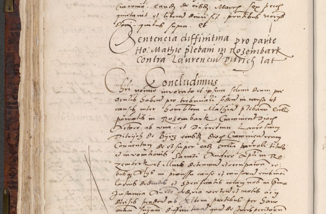 Zdjęcie nr 154 dla obiektu archiwalnego: Acta actorum causar[um sen]tenciarum tam diffinitivarum quam interlocutoriarum et obligacionum coram reverendo domino Benedicto Isdbienski cancellario Gnesnensi, cantore et vicario in spiritualibus generali Craccoviensi ad annum Domini millesimum quingentesimum quadragesimum quartum, cuius indicio est secunda, pontificatus sanctiss[imi] in Christo patris et [domi]ni nostri domini Pauli divina providencia pape tercii feliciter moderni, anno coronancionis eiusdem decimo, continuantur