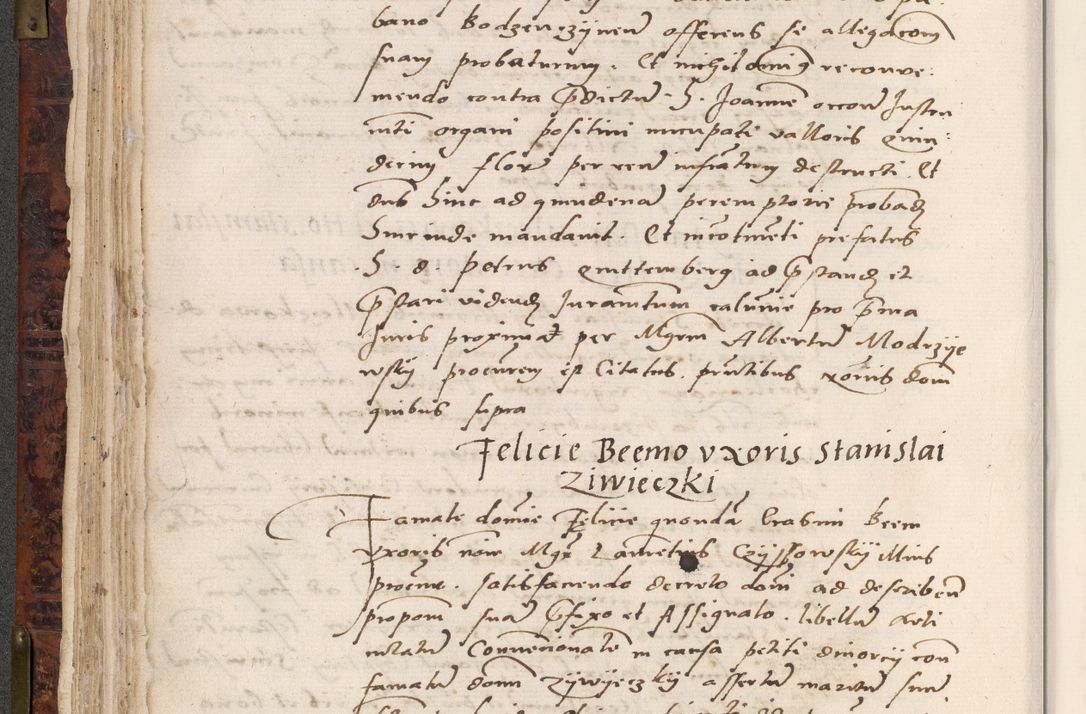 Zdjęcie nr 150 dla obiektu archiwalnego: Acta actorum causar[um sen]tenciarum tam diffinitivarum quam interlocutoriarum et obligacionum coram reverendo domino Benedicto Isdbienski cancellario Gnesnensi, cantore et vicario in spiritualibus generali Craccoviensi ad annum Domini millesimum quingentesimum quadragesimum quartum, cuius indicio est secunda, pontificatus sanctiss[imi] in Christo patris et [domi]ni nostri domini Pauli divina providencia pape tercii feliciter moderni, anno coronancionis eiusdem decimo, continuantur