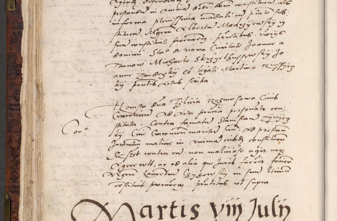Zdjęcie nr 144 dla obiektu archiwalnego: Acta actorum causar[um sen]tenciarum tam diffinitivarum quam interlocutoriarum et obligacionum coram reverendo domino Benedicto Isdbienski cancellario Gnesnensi, cantore et vicario in spiritualibus generali Craccoviensi ad annum Domini millesimum quingentesimum quadragesimum quartum, cuius indicio est secunda, pontificatus sanctiss[imi] in Christo patris et [domi]ni nostri domini Pauli divina providencia pape tercii feliciter moderni, anno coronancionis eiusdem decimo, continuantur