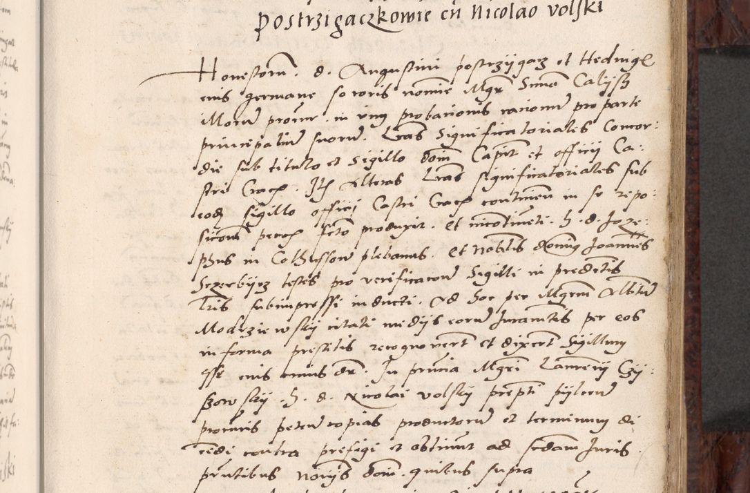 Zdjęcie nr 133 dla obiektu archiwalnego: Acta actorum causar[um sen]tenciarum tam diffinitivarum quam interlocutoriarum et obligacionum coram reverendo domino Benedicto Isdbienski cancellario Gnesnensi, cantore et vicario in spiritualibus generali Craccoviensi ad annum Domini millesimum quingentesimum quadragesimum quartum, cuius indicio est secunda, pontificatus sanctiss[imi] in Christo patris et [domi]ni nostri domini Pauli divina providencia pape tercii feliciter moderni, anno coronancionis eiusdem decimo, continuantur