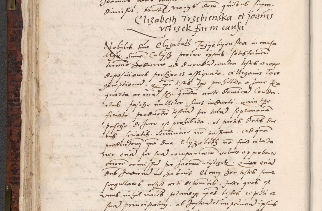 Zdjęcie nr 134 dla obiektu archiwalnego: Acta actorum causar[um sen]tenciarum tam diffinitivarum quam interlocutoriarum et obligacionum coram reverendo domino Benedicto Isdbienski cancellario Gnesnensi, cantore et vicario in spiritualibus generali Craccoviensi ad annum Domini millesimum quingentesimum quadragesimum quartum, cuius indicio est secunda, pontificatus sanctiss[imi] in Christo patris et [domi]ni nostri domini Pauli divina providencia pape tercii feliciter moderni, anno coronancionis eiusdem decimo, continuantur