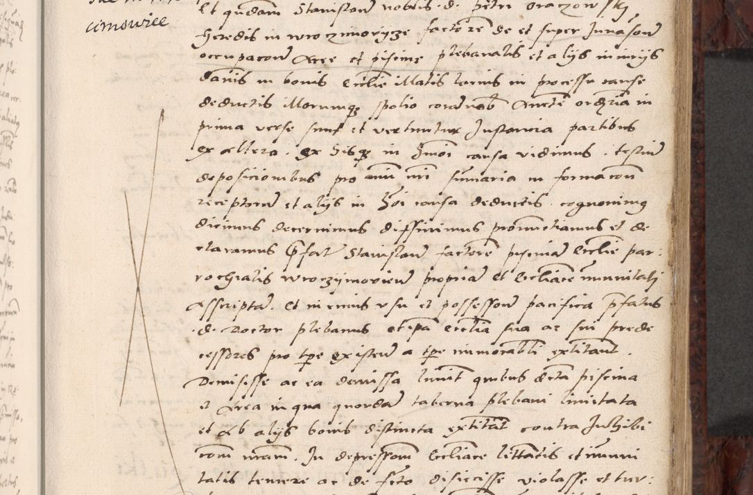 Zdjęcie nr 131 dla obiektu archiwalnego: Acta actorum causar[um sen]tenciarum tam diffinitivarum quam interlocutoriarum et obligacionum coram reverendo domino Benedicto Isdbienski cancellario Gnesnensi, cantore et vicario in spiritualibus generali Craccoviensi ad annum Domini millesimum quingentesimum quadragesimum quartum, cuius indicio est secunda, pontificatus sanctiss[imi] in Christo patris et [domi]ni nostri domini Pauli divina providencia pape tercii feliciter moderni, anno coronancionis eiusdem decimo, continuantur