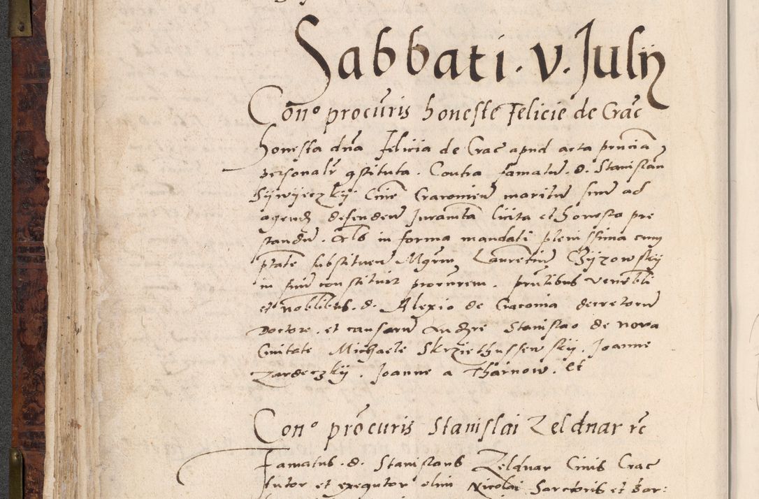 Zdjęcie nr 128 dla obiektu archiwalnego: Acta actorum causar[um sen]tenciarum tam diffinitivarum quam interlocutoriarum et obligacionum coram reverendo domino Benedicto Isdbienski cancellario Gnesnensi, cantore et vicario in spiritualibus generali Craccoviensi ad annum Domini millesimum quingentesimum quadragesimum quartum, cuius indicio est secunda, pontificatus sanctiss[imi] in Christo patris et [domi]ni nostri domini Pauli divina providencia pape tercii feliciter moderni, anno coronancionis eiusdem decimo, continuantur