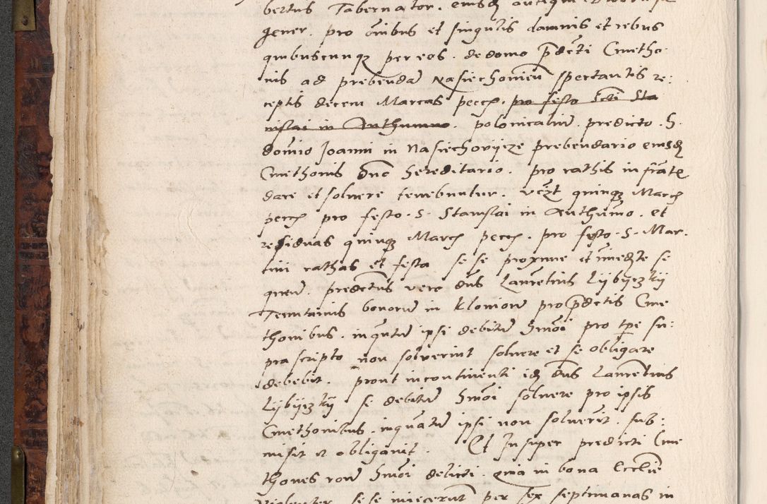 Zdjęcie nr 126 dla obiektu archiwalnego: Acta actorum causar[um sen]tenciarum tam diffinitivarum quam interlocutoriarum et obligacionum coram reverendo domino Benedicto Isdbienski cancellario Gnesnensi, cantore et vicario in spiritualibus generali Craccoviensi ad annum Domini millesimum quingentesimum quadragesimum quartum, cuius indicio est secunda, pontificatus sanctiss[imi] in Christo patris et [domi]ni nostri domini Pauli divina providencia pape tercii feliciter moderni, anno coronancionis eiusdem decimo, continuantur