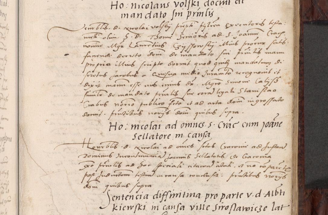Zdjęcie nr 119 dla obiektu archiwalnego: Acta actorum causar[um sen]tenciarum tam diffinitivarum quam interlocutoriarum et obligacionum coram reverendo domino Benedicto Isdbienski cancellario Gnesnensi, cantore et vicario in spiritualibus generali Craccoviensi ad annum Domini millesimum quingentesimum quadragesimum quartum, cuius indicio est secunda, pontificatus sanctiss[imi] in Christo patris et [domi]ni nostri domini Pauli divina providencia pape tercii feliciter moderni, anno coronancionis eiusdem decimo, continuantur