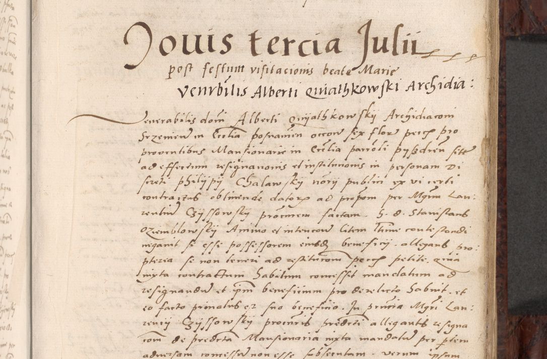 Zdjęcie nr 121 dla obiektu archiwalnego: Acta actorum causar[um sen]tenciarum tam diffinitivarum quam interlocutoriarum et obligacionum coram reverendo domino Benedicto Isdbienski cancellario Gnesnensi, cantore et vicario in spiritualibus generali Craccoviensi ad annum Domini millesimum quingentesimum quadragesimum quartum, cuius indicio est secunda, pontificatus sanctiss[imi] in Christo patris et [domi]ni nostri domini Pauli divina providencia pape tercii feliciter moderni, anno coronancionis eiusdem decimo, continuantur