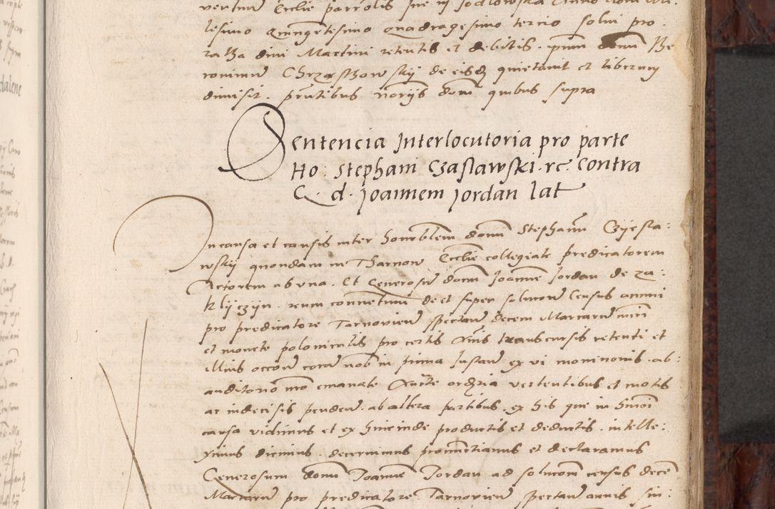 Zdjęcie nr 123 dla obiektu archiwalnego: Acta actorum causar[um sen]tenciarum tam diffinitivarum quam interlocutoriarum et obligacionum coram reverendo domino Benedicto Isdbienski cancellario Gnesnensi, cantore et vicario in spiritualibus generali Craccoviensi ad annum Domini millesimum quingentesimum quadragesimum quartum, cuius indicio est secunda, pontificatus sanctiss[imi] in Christo patris et [domi]ni nostri domini Pauli divina providencia pape tercii feliciter moderni, anno coronancionis eiusdem decimo, continuantur