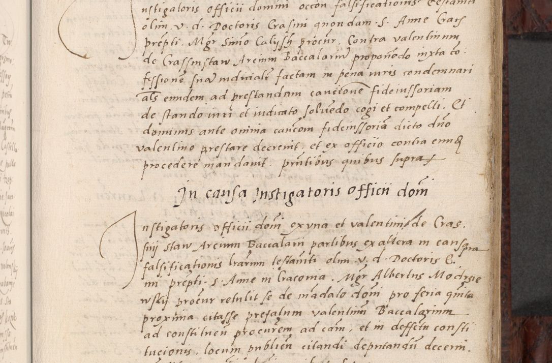 Zdjęcie nr 111 dla obiektu archiwalnego: Acta actorum causar[um sen]tenciarum tam diffinitivarum quam interlocutoriarum et obligacionum coram reverendo domino Benedicto Isdbienski cancellario Gnesnensi, cantore et vicario in spiritualibus generali Craccoviensi ad annum Domini millesimum quingentesimum quadragesimum quartum, cuius indicio est secunda, pontificatus sanctiss[imi] in Christo patris et [domi]ni nostri domini Pauli divina providencia pape tercii feliciter moderni, anno coronancionis eiusdem decimo, continuantur
