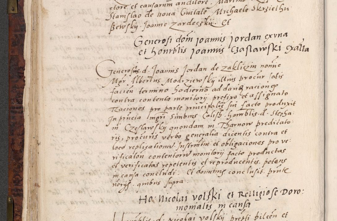 Zdjęcie nr 106 dla obiektu archiwalnego: Acta actorum causar[um sen]tenciarum tam diffinitivarum quam interlocutoriarum et obligacionum coram reverendo domino Benedicto Isdbienski cancellario Gnesnensi, cantore et vicario in spiritualibus generali Craccoviensi ad annum Domini millesimum quingentesimum quadragesimum quartum, cuius indicio est secunda, pontificatus sanctiss[imi] in Christo patris et [domi]ni nostri domini Pauli divina providencia pape tercii feliciter moderni, anno coronancionis eiusdem decimo, continuantur