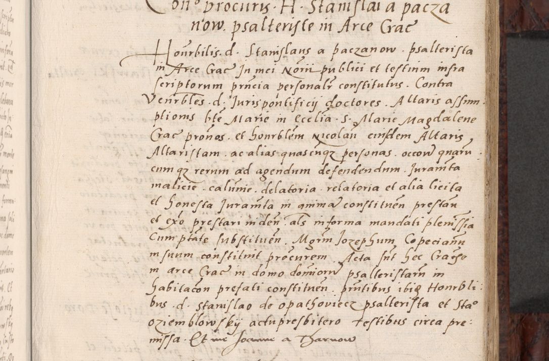 Zdjęcie nr 105 dla obiektu archiwalnego: Acta actorum causar[um sen]tenciarum tam diffinitivarum quam interlocutoriarum et obligacionum coram reverendo domino Benedicto Isdbienski cancellario Gnesnensi, cantore et vicario in spiritualibus generali Craccoviensi ad annum Domini millesimum quingentesimum quadragesimum quartum, cuius indicio est secunda, pontificatus sanctiss[imi] in Christo patris et [domi]ni nostri domini Pauli divina providencia pape tercii feliciter moderni, anno coronancionis eiusdem decimo, continuantur
