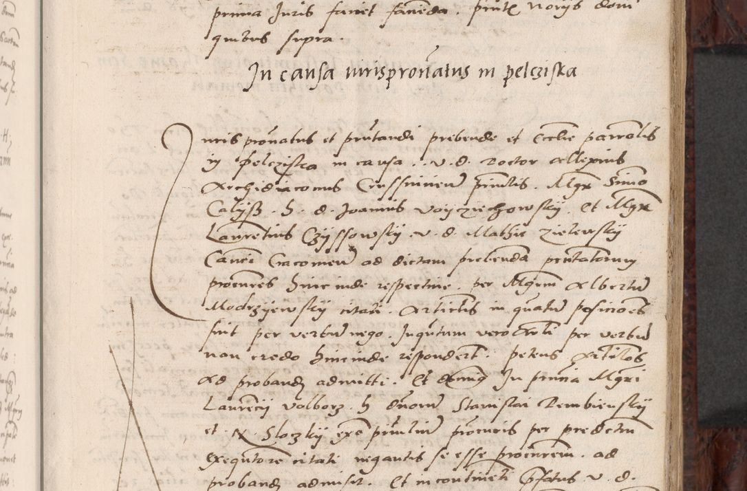 Zdjęcie nr 99 dla obiektu archiwalnego: Acta actorum causar[um sen]tenciarum tam diffinitivarum quam interlocutoriarum et obligacionum coram reverendo domino Benedicto Isdbienski cancellario Gnesnensi, cantore et vicario in spiritualibus generali Craccoviensi ad annum Domini millesimum quingentesimum quadragesimum quartum, cuius indicio est secunda, pontificatus sanctiss[imi] in Christo patris et [domi]ni nostri domini Pauli divina providencia pape tercii feliciter moderni, anno coronancionis eiusdem decimo, continuantur