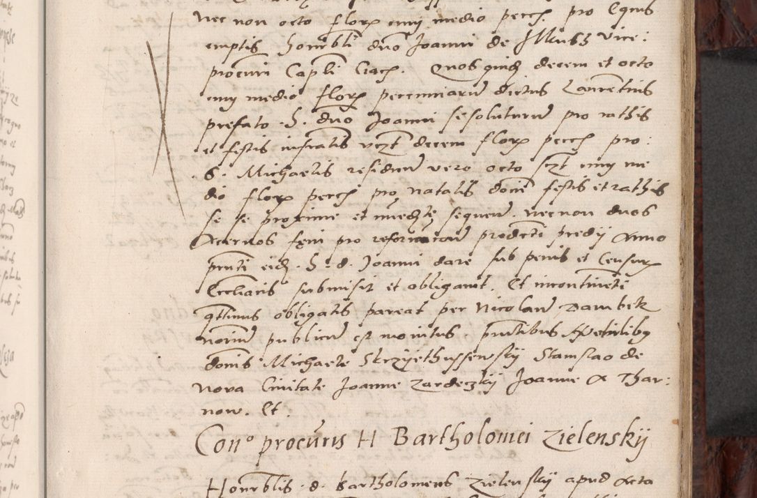 Zdjęcie nr 93 dla obiektu archiwalnego: Acta actorum causar[um sen]tenciarum tam diffinitivarum quam interlocutoriarum et obligacionum coram reverendo domino Benedicto Isdbienski cancellario Gnesnensi, cantore et vicario in spiritualibus generali Craccoviensi ad annum Domini millesimum quingentesimum quadragesimum quartum, cuius indicio est secunda, pontificatus sanctiss[imi] in Christo patris et [domi]ni nostri domini Pauli divina providencia pape tercii feliciter moderni, anno coronancionis eiusdem decimo, continuantur