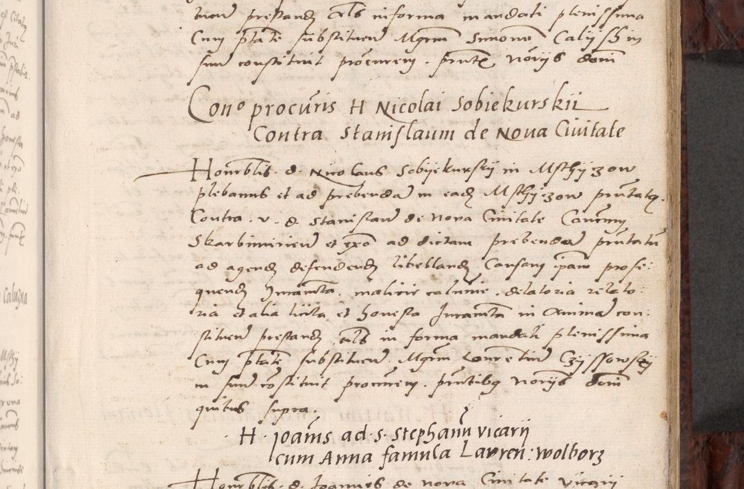 Zdjęcie nr 89 dla obiektu archiwalnego: Acta actorum causar[um sen]tenciarum tam diffinitivarum quam interlocutoriarum et obligacionum coram reverendo domino Benedicto Isdbienski cancellario Gnesnensi, cantore et vicario in spiritualibus generali Craccoviensi ad annum Domini millesimum quingentesimum quadragesimum quartum, cuius indicio est secunda, pontificatus sanctiss[imi] in Christo patris et [domi]ni nostri domini Pauli divina providencia pape tercii feliciter moderni, anno coronancionis eiusdem decimo, continuantur