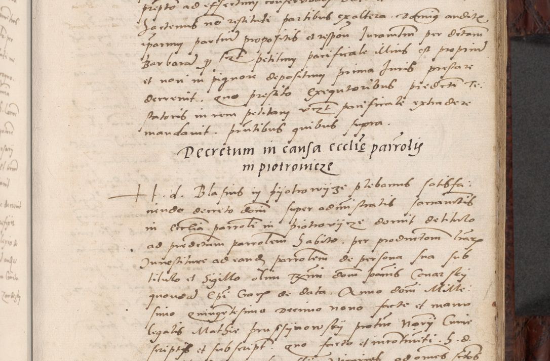 Zdjęcie nr 79 dla obiektu archiwalnego: Acta actorum causar[um sen]tenciarum tam diffinitivarum quam interlocutoriarum et obligacionum coram reverendo domino Benedicto Isdbienski cancellario Gnesnensi, cantore et vicario in spiritualibus generali Craccoviensi ad annum Domini millesimum quingentesimum quadragesimum quartum, cuius indicio est secunda, pontificatus sanctiss[imi] in Christo patris et [domi]ni nostri domini Pauli divina providencia pape tercii feliciter moderni, anno coronancionis eiusdem decimo, continuantur