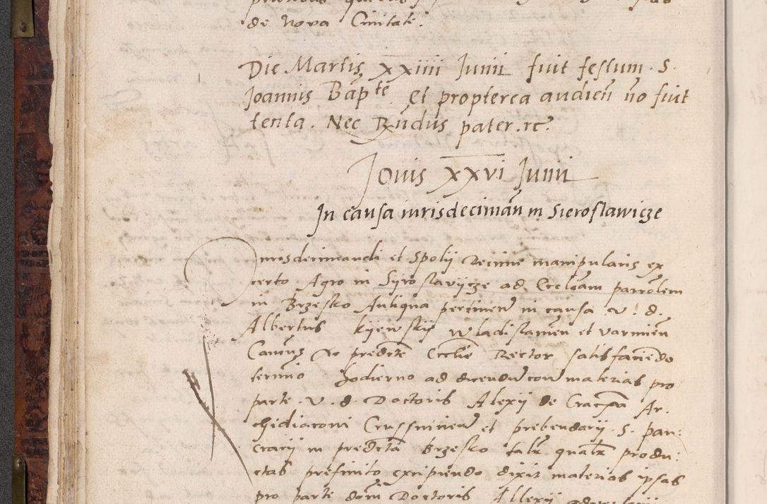 Zdjęcie nr 76 dla obiektu archiwalnego: Acta actorum causar[um sen]tenciarum tam diffinitivarum quam interlocutoriarum et obligacionum coram reverendo domino Benedicto Isdbienski cancellario Gnesnensi, cantore et vicario in spiritualibus generali Craccoviensi ad annum Domini millesimum quingentesimum quadragesimum quartum, cuius indicio est secunda, pontificatus sanctiss[imi] in Christo patris et [domi]ni nostri domini Pauli divina providencia pape tercii feliciter moderni, anno coronancionis eiusdem decimo, continuantur