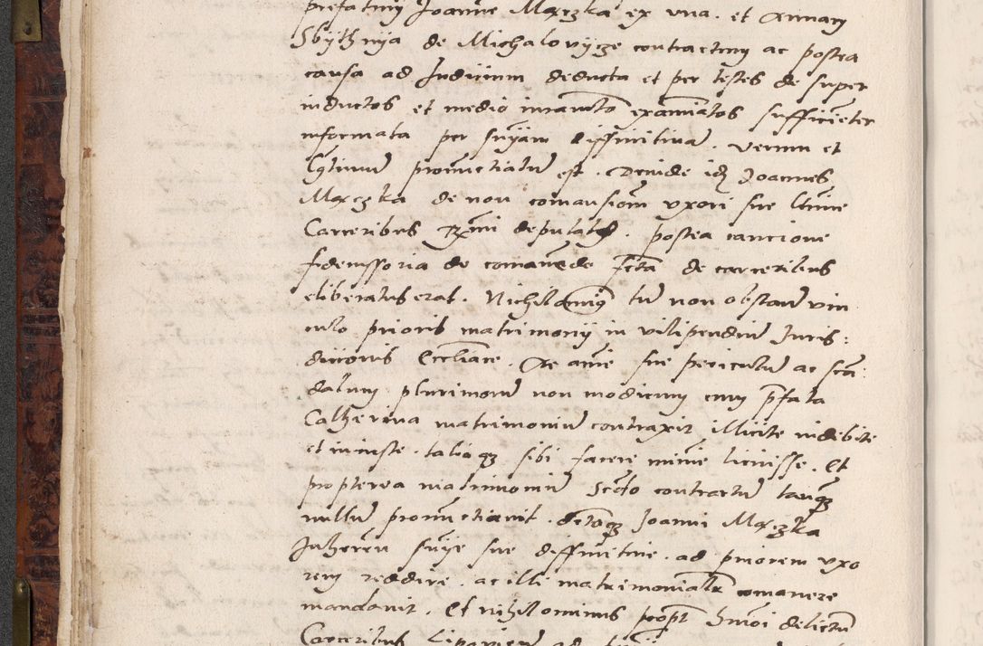 Zdjęcie nr 62 dla obiektu archiwalnego: Acta actorum causar[um sen]tenciarum tam diffinitivarum quam interlocutoriarum et obligacionum coram reverendo domino Benedicto Isdbienski cancellario Gnesnensi, cantore et vicario in spiritualibus generali Craccoviensi ad annum Domini millesimum quingentesimum quadragesimum quartum, cuius indicio est secunda, pontificatus sanctiss[imi] in Christo patris et [domi]ni nostri domini Pauli divina providencia pape tercii feliciter moderni, anno coronancionis eiusdem decimo, continuantur