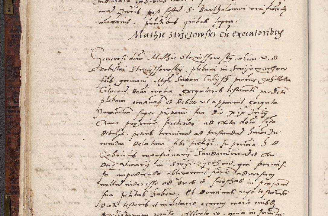 Zdjęcie nr 64 dla obiektu archiwalnego: Acta actorum causar[um sen]tenciarum tam diffinitivarum quam interlocutoriarum et obligacionum coram reverendo domino Benedicto Isdbienski cancellario Gnesnensi, cantore et vicario in spiritualibus generali Craccoviensi ad annum Domini millesimum quingentesimum quadragesimum quartum, cuius indicio est secunda, pontificatus sanctiss[imi] in Christo patris et [domi]ni nostri domini Pauli divina providencia pape tercii feliciter moderni, anno coronancionis eiusdem decimo, continuantur