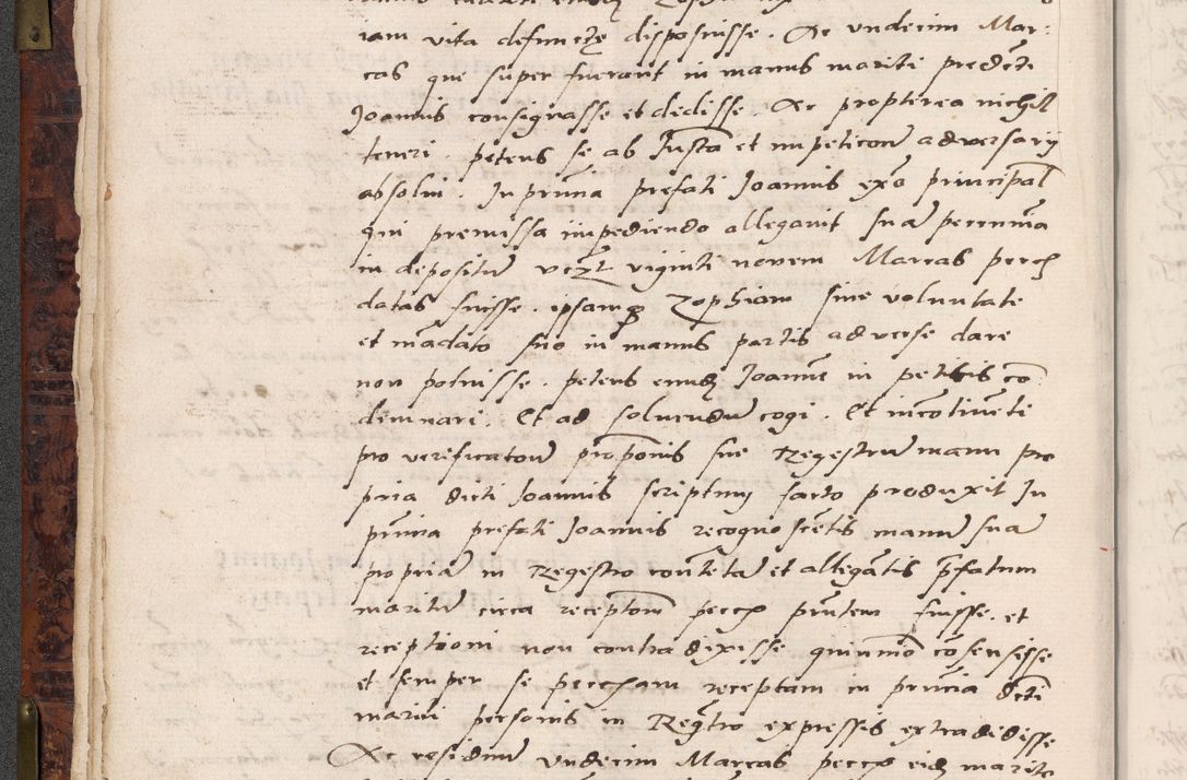 Zdjęcie nr 54 dla obiektu archiwalnego: Acta actorum causar[um sen]tenciarum tam diffinitivarum quam interlocutoriarum et obligacionum coram reverendo domino Benedicto Isdbienski cancellario Gnesnensi, cantore et vicario in spiritualibus generali Craccoviensi ad annum Domini millesimum quingentesimum quadragesimum quartum, cuius indicio est secunda, pontificatus sanctiss[imi] in Christo patris et [domi]ni nostri domini Pauli divina providencia pape tercii feliciter moderni, anno coronancionis eiusdem decimo, continuantur