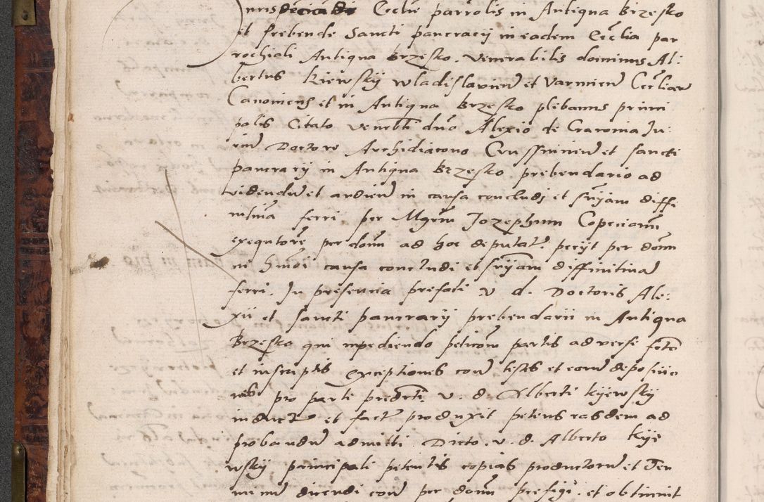 Zdjęcie nr 56 dla obiektu archiwalnego: Acta actorum causar[um sen]tenciarum tam diffinitivarum quam interlocutoriarum et obligacionum coram reverendo domino Benedicto Isdbienski cancellario Gnesnensi, cantore et vicario in spiritualibus generali Craccoviensi ad annum Domini millesimum quingentesimum quadragesimum quartum, cuius indicio est secunda, pontificatus sanctiss[imi] in Christo patris et [domi]ni nostri domini Pauli divina providencia pape tercii feliciter moderni, anno coronancionis eiusdem decimo, continuantur
