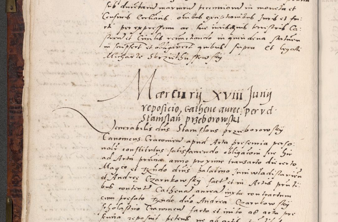 Zdjęcie nr 48 dla obiektu archiwalnego: Acta actorum causar[um sen]tenciarum tam diffinitivarum quam interlocutoriarum et obligacionum coram reverendo domino Benedicto Isdbienski cancellario Gnesnensi, cantore et vicario in spiritualibus generali Craccoviensi ad annum Domini millesimum quingentesimum quadragesimum quartum, cuius indicio est secunda, pontificatus sanctiss[imi] in Christo patris et [domi]ni nostri domini Pauli divina providencia pape tercii feliciter moderni, anno coronancionis eiusdem decimo, continuantur