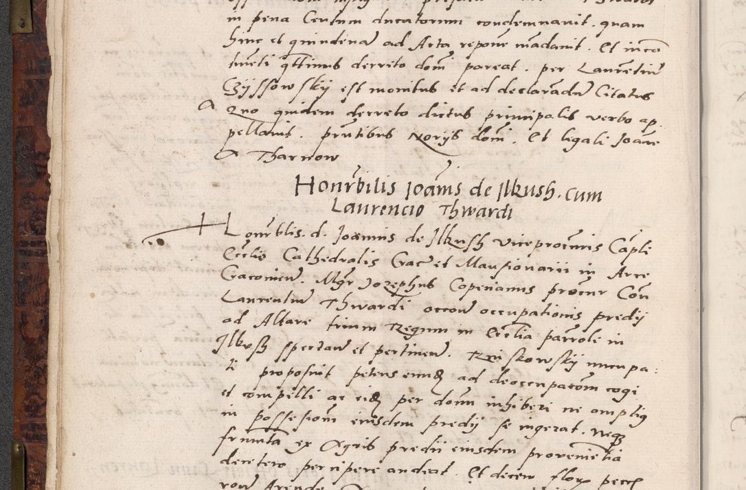 Zdjęcie nr 52 dla obiektu archiwalnego: Acta actorum causar[um sen]tenciarum tam diffinitivarum quam interlocutoriarum et obligacionum coram reverendo domino Benedicto Isdbienski cancellario Gnesnensi, cantore et vicario in spiritualibus generali Craccoviensi ad annum Domini millesimum quingentesimum quadragesimum quartum, cuius indicio est secunda, pontificatus sanctiss[imi] in Christo patris et [domi]ni nostri domini Pauli divina providencia pape tercii feliciter moderni, anno coronancionis eiusdem decimo, continuantur