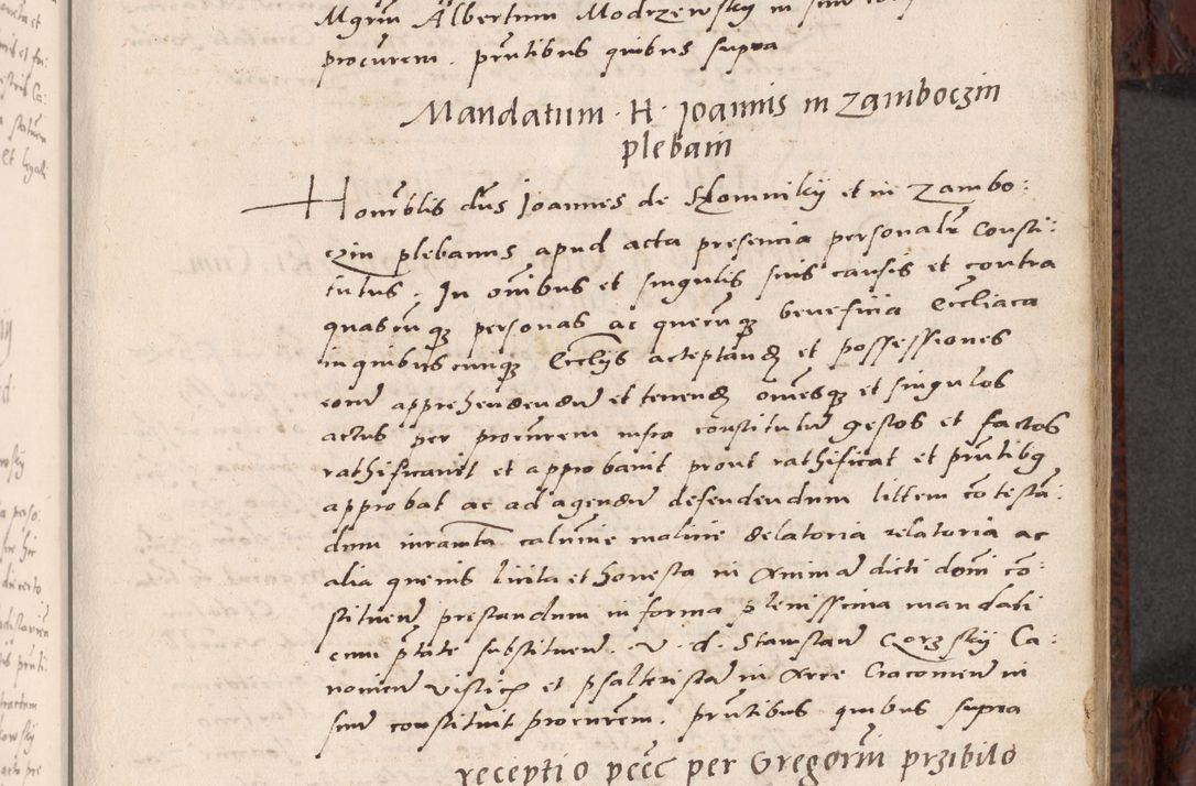Zdjęcie nr 49 dla obiektu archiwalnego: Acta actorum causar[um sen]tenciarum tam diffinitivarum quam interlocutoriarum et obligacionum coram reverendo domino Benedicto Isdbienski cancellario Gnesnensi, cantore et vicario in spiritualibus generali Craccoviensi ad annum Domini millesimum quingentesimum quadragesimum quartum, cuius indicio est secunda, pontificatus sanctiss[imi] in Christo patris et [domi]ni nostri domini Pauli divina providencia pape tercii feliciter moderni, anno coronancionis eiusdem decimo, continuantur