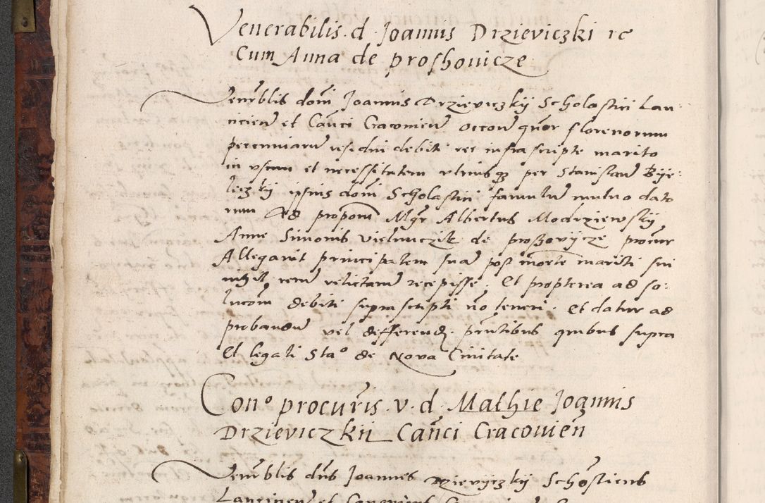Zdjęcie nr 46 dla obiektu archiwalnego: Acta actorum causar[um sen]tenciarum tam diffinitivarum quam interlocutoriarum et obligacionum coram reverendo domino Benedicto Isdbienski cancellario Gnesnensi, cantore et vicario in spiritualibus generali Craccoviensi ad annum Domini millesimum quingentesimum quadragesimum quartum, cuius indicio est secunda, pontificatus sanctiss[imi] in Christo patris et [domi]ni nostri domini Pauli divina providencia pape tercii feliciter moderni, anno coronancionis eiusdem decimo, continuantur