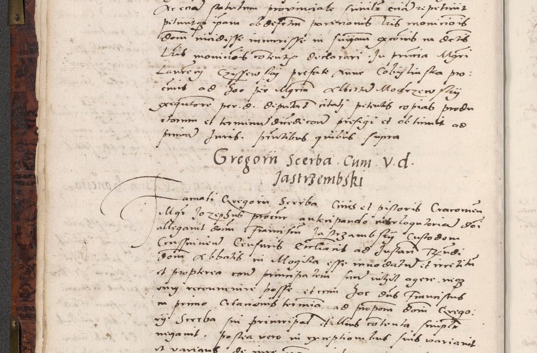 Zdjęcie nr 44 dla obiektu archiwalnego: Acta actorum causar[um sen]tenciarum tam diffinitivarum quam interlocutoriarum et obligacionum coram reverendo domino Benedicto Isdbienski cancellario Gnesnensi, cantore et vicario in spiritualibus generali Craccoviensi ad annum Domini millesimum quingentesimum quadragesimum quartum, cuius indicio est secunda, pontificatus sanctiss[imi] in Christo patris et [domi]ni nostri domini Pauli divina providencia pape tercii feliciter moderni, anno coronancionis eiusdem decimo, continuantur