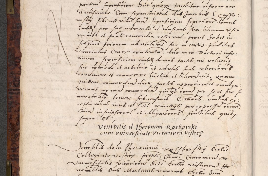 Zdjęcie nr 28 dla obiektu archiwalnego: Acta actorum causar[um sen]tenciarum tam diffinitivarum quam interlocutoriarum et obligacionum coram reverendo domino Benedicto Isdbienski cancellario Gnesnensi, cantore et vicario in spiritualibus generali Craccoviensi ad annum Domini millesimum quingentesimum quadragesimum quartum, cuius indicio est secunda, pontificatus sanctiss[imi] in Christo patris et [domi]ni nostri domini Pauli divina providencia pape tercii feliciter moderni, anno coronancionis eiusdem decimo, continuantur