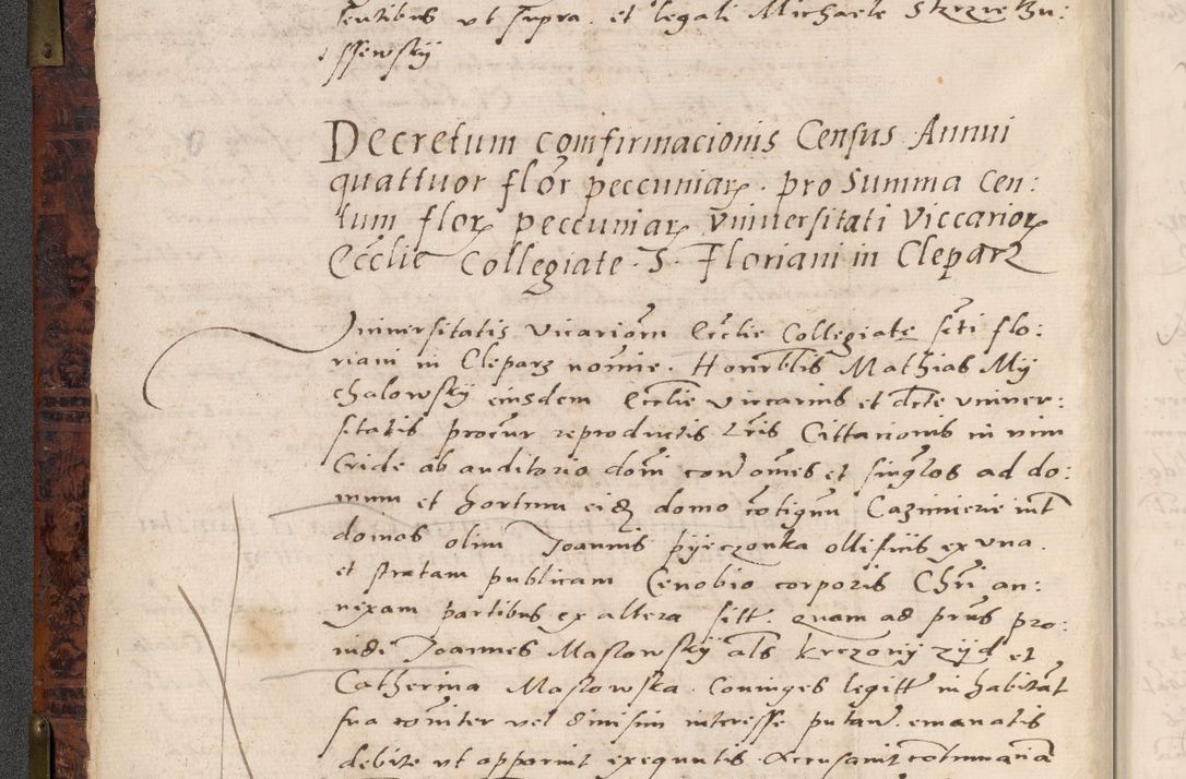 Zdjęcie nr 24 dla obiektu archiwalnego: Acta actorum causar[um sen]tenciarum tam diffinitivarum quam interlocutoriarum et obligacionum coram reverendo domino Benedicto Isdbienski cancellario Gnesnensi, cantore et vicario in spiritualibus generali Craccoviensi ad annum Domini millesimum quingentesimum quadragesimum quartum, cuius indicio est secunda, pontificatus sanctiss[imi] in Christo patris et [domi]ni nostri domini Pauli divina providencia pape tercii feliciter moderni, anno coronancionis eiusdem decimo, continuantur